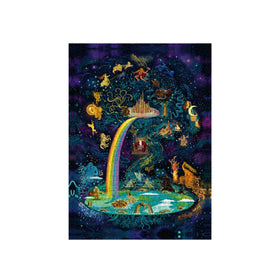 Laurence King World of Norse Mythology puzzle poster introduction for myth figures.