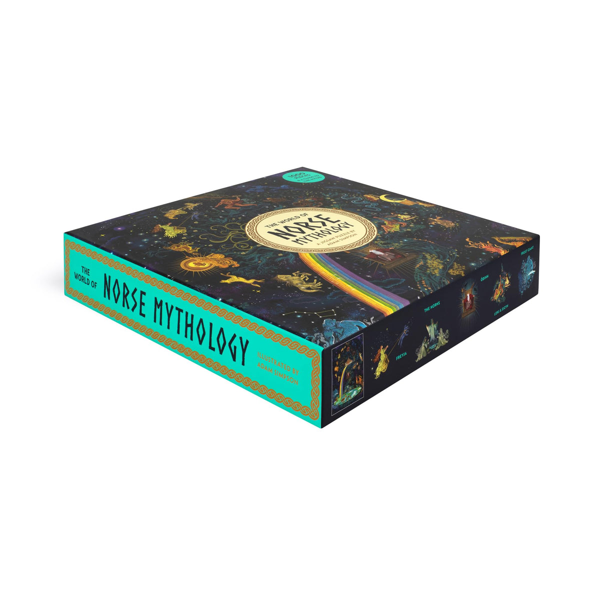 Laurence King World of Norse Mythology puzzle Thor scene; great for myth-inspired storytelling and focus.