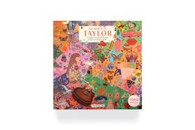 Laurence King World of Taylor eras collage sparks nostalgia and collectible viewing.