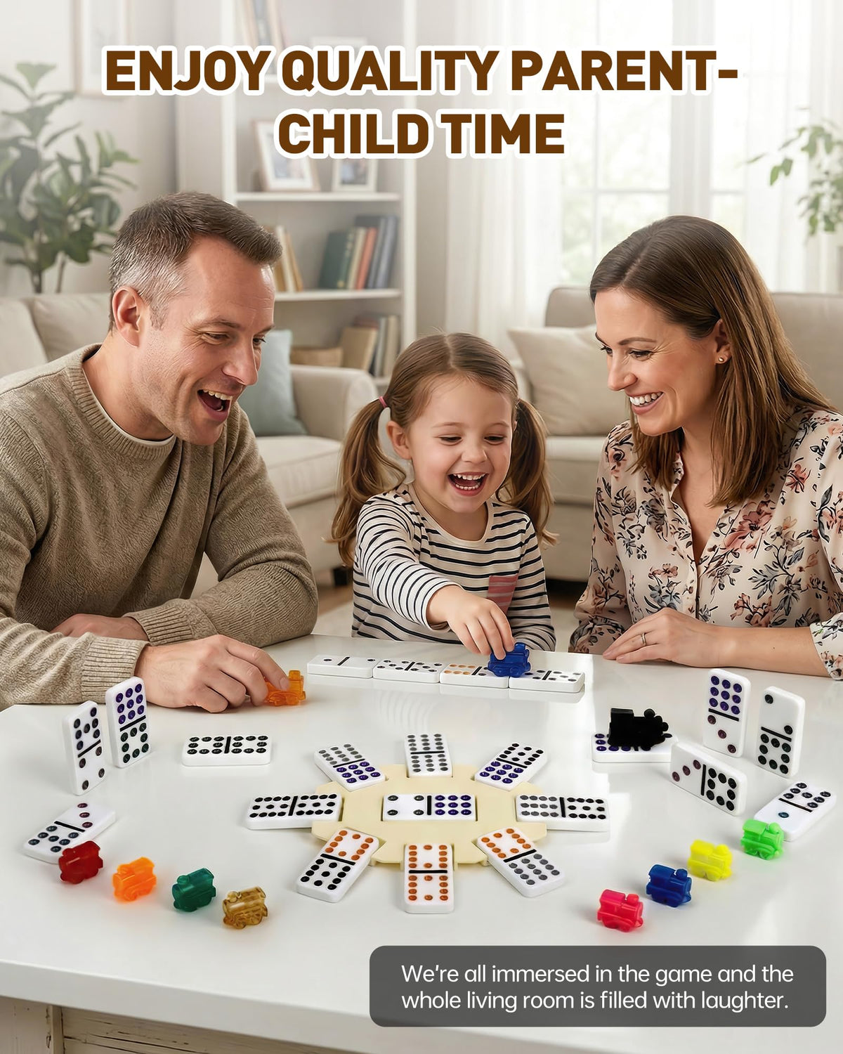 Lavendex double-12 tile set with bold color codes to read easily