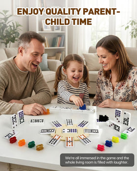 Lavendex double-12 tile set with bold color codes to read easily