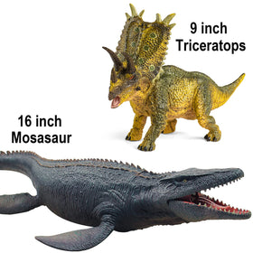 Lavesom Velociraptor dinosaur toy, agile pose ideas for action-packed play.