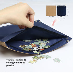 Lavievert puzzle board with detachable plateau for flexible setup.
