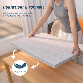 Ultra-lightweight 3.6 lb Lavievert board for easy portability