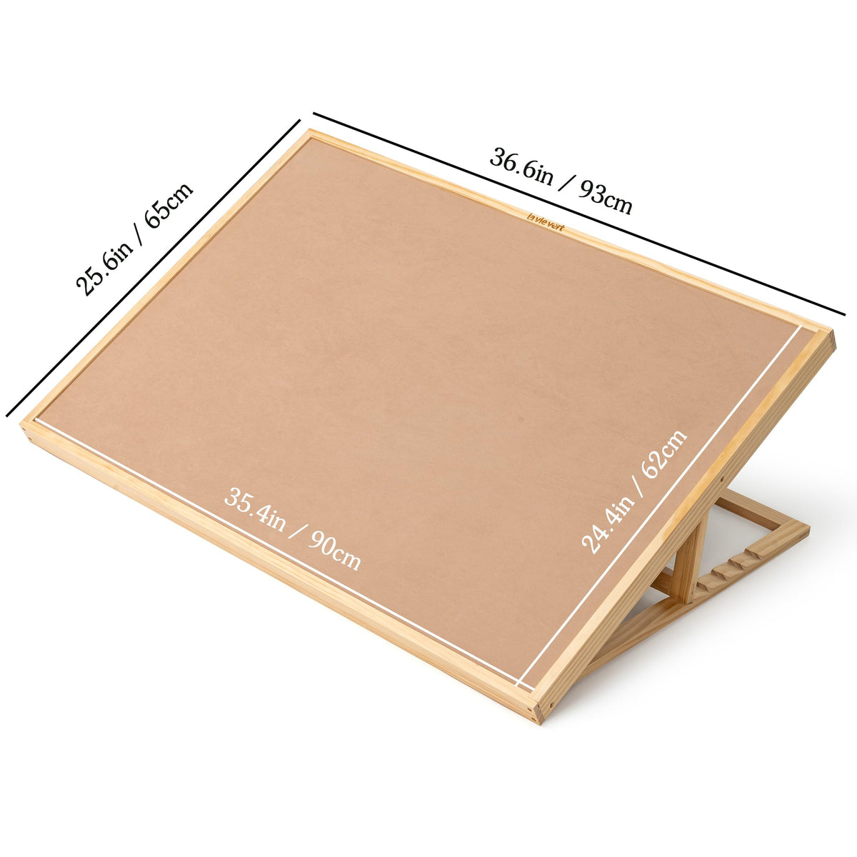 Lavievert pinewood puzzle board showcases a sturdy, durable build for daily use.