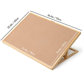 Lavievert pinewood puzzle board showcases a sturdy, durable build for daily use.