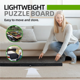 Lavievert puzzle table in use for cozy home puzzling