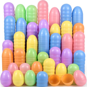 Lavwix 360Pcs pastel Easter eggs in six colors brighten baskets and lawns.