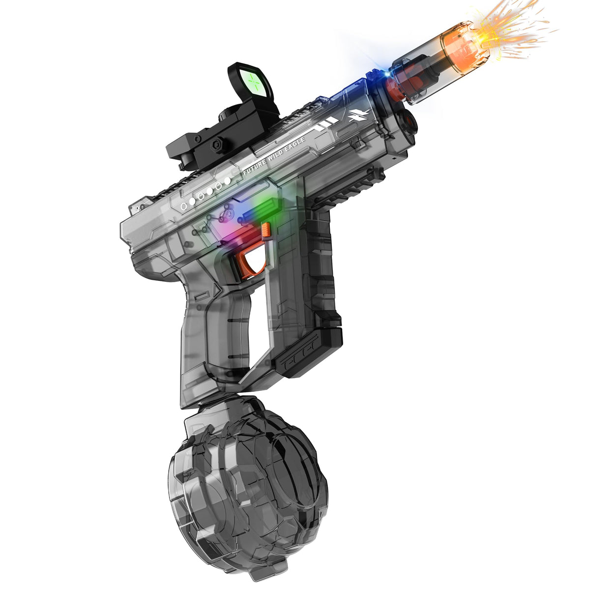Lawdiey electric water gun with holographic sight for precise outdoor shots.