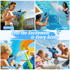 Lawdiey two-pack water guns provide shared fun for family battles.