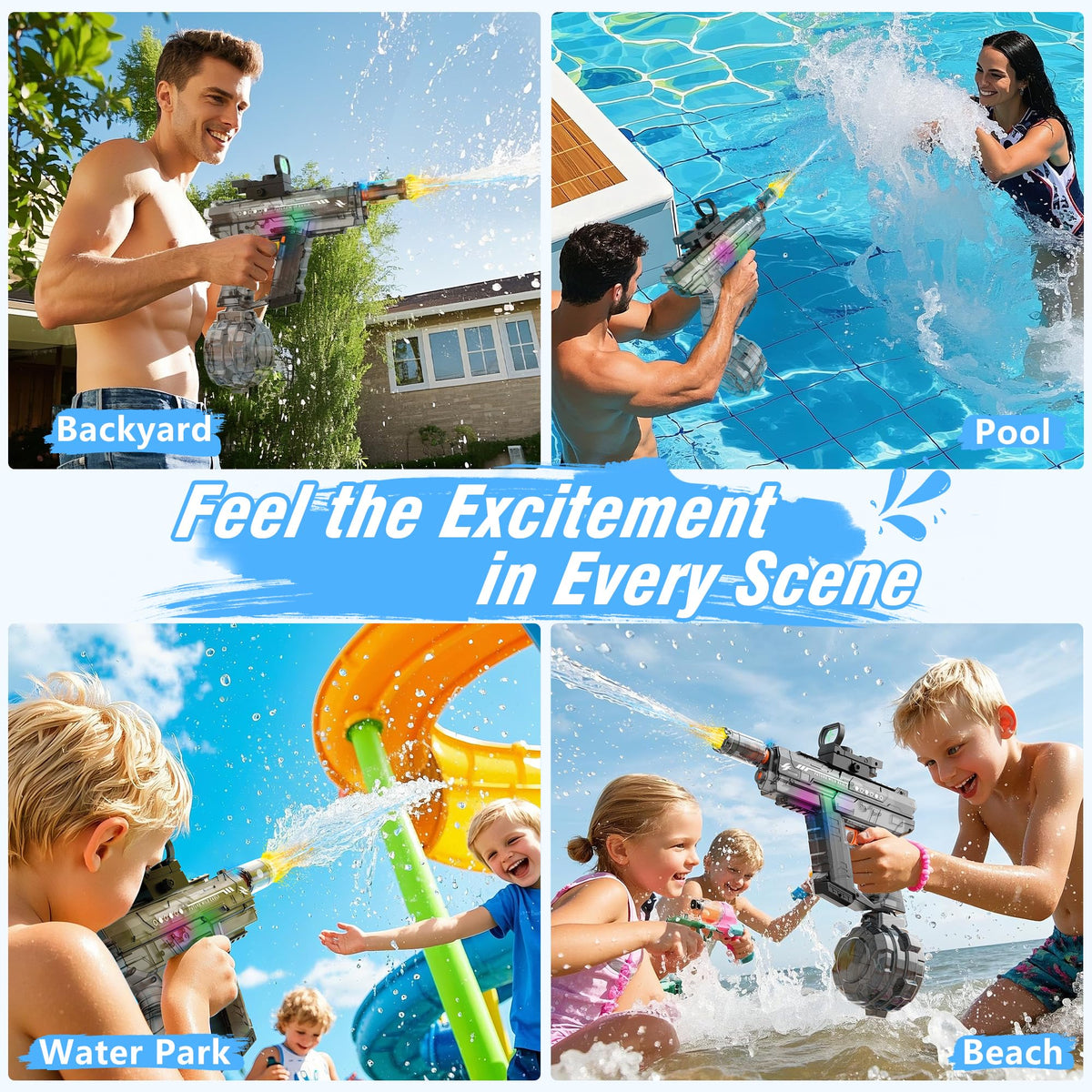 Lawdiey beach and pool toy for summer backyard battles.