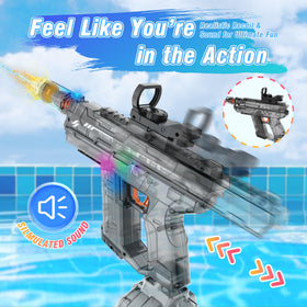 Lawdiey flame light effect adds dramatic visibility to hits.