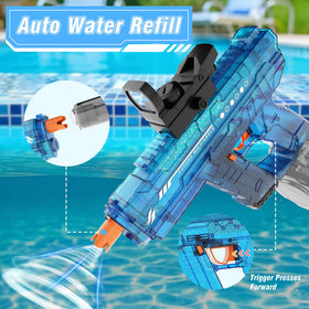 Lawdiey splash-resistant design withstands light water exposure during outdoor games.