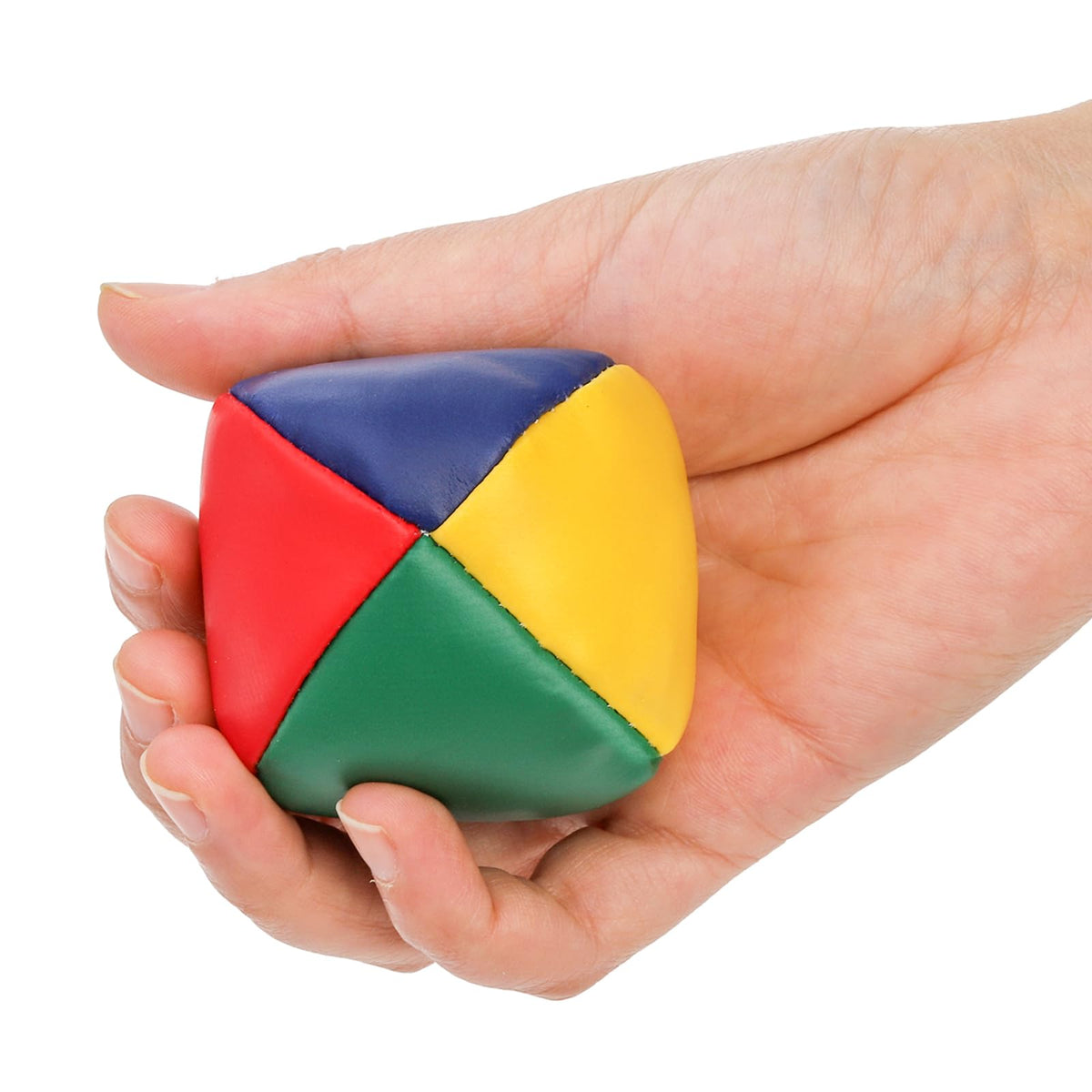 Lawei four-sided juggling balls in bright colors with durable stitching for practice.