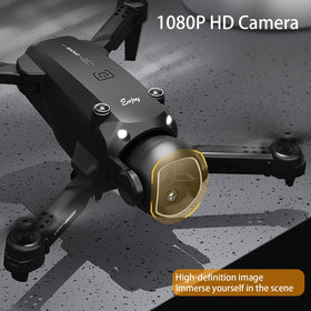 Foldable Lawfig Drone design for easy portability and storage.