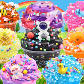 LAWOHO crunchy slime texture close-up showcases satisfying pops and crunch.