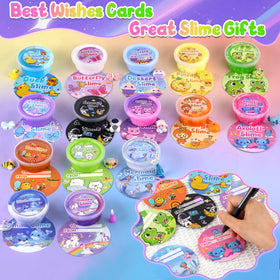 LAWOHO gift-ready slime set is perfect for birthdays or holidays.