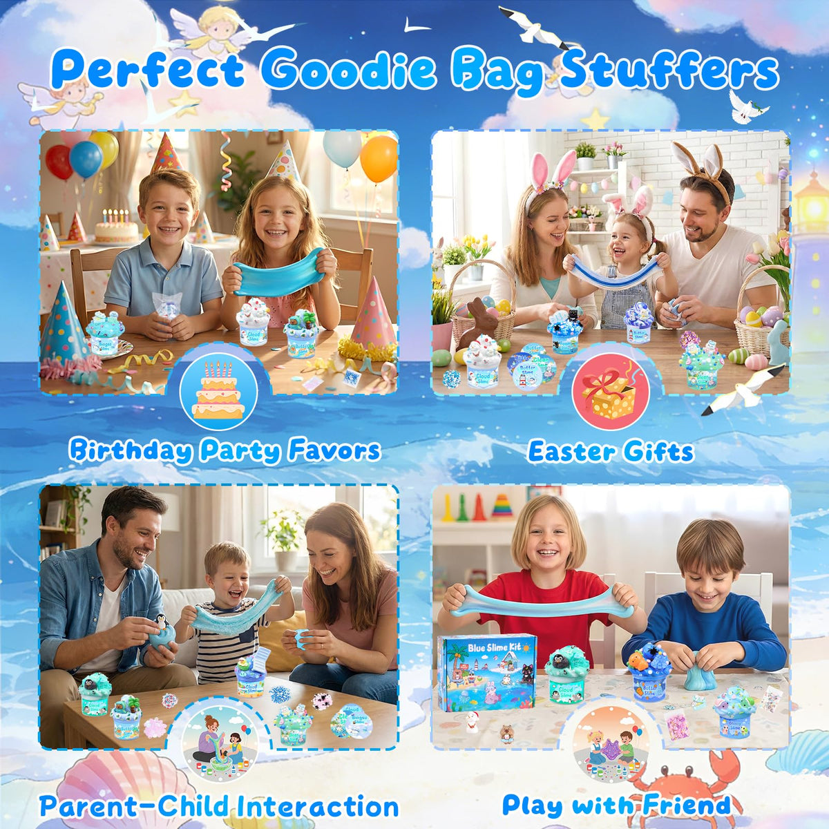 LAWOHO decorative pendant included with the slime kit for personalization