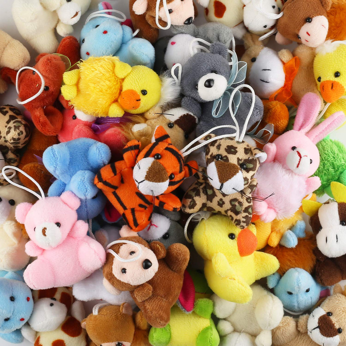 Laxdacee plush monkey, compact 3-inch animal great for classroom rewards.