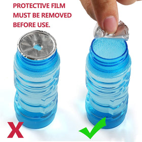 Laxdacee Wind-up bubble blaster in action provides cordless fun for kids.