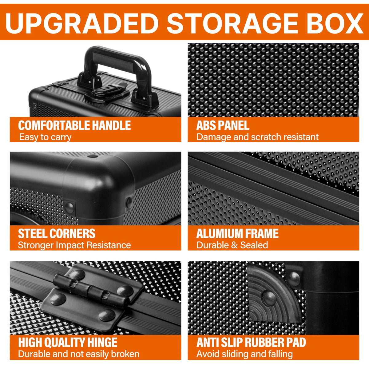LAYAONE case showing customizable EVA foam protection for delicate cards.