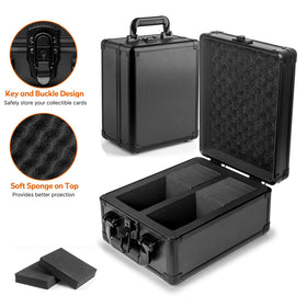 LAYAONE ergonomic carrying handle for easy transport of a large collection.