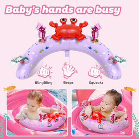 LAYCOL double-chamber float offers buoyancy and safety for infants.