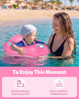 LAYCOL baby float packs compactly for travel and easy packing.