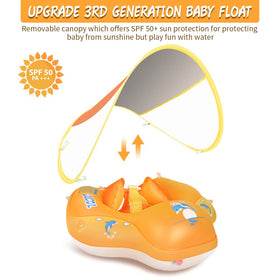 LAYCOL float shows anti-flip design for stable water play.
