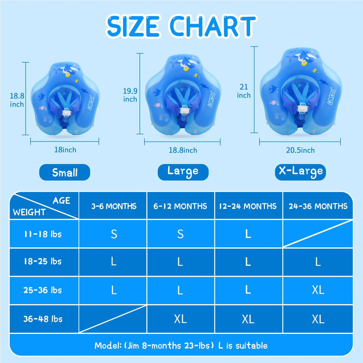 LAYCOL float supports backstroke and breaststroke for learning swimming.