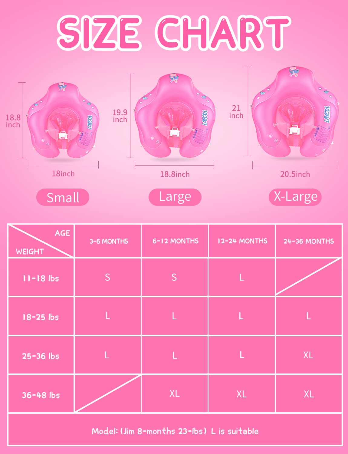 LAYCOL includes a pump for quick, easy inflation.