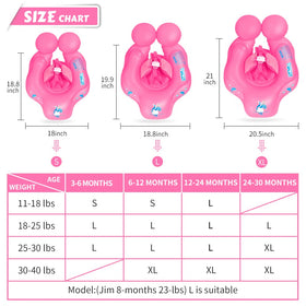 LAYCOL baby float supports breaststroke and backstroke for versatile swimming fun