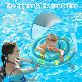 LAYCOL colorful cartoon patterns attract babies during float use