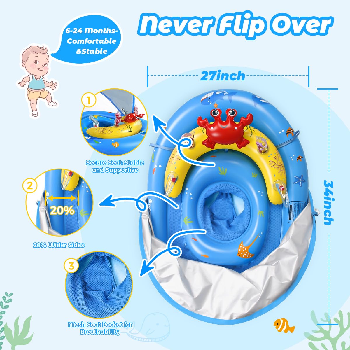 LAYCOL dual inflation chambers enhance buoyancy and safety