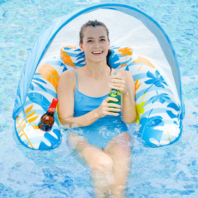 LAYCOL pool chair cup holder keeps drinks secure during pool lounging