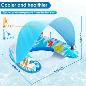 LAYCOL pool chair ergonomic headrest supports relaxed lounging above water