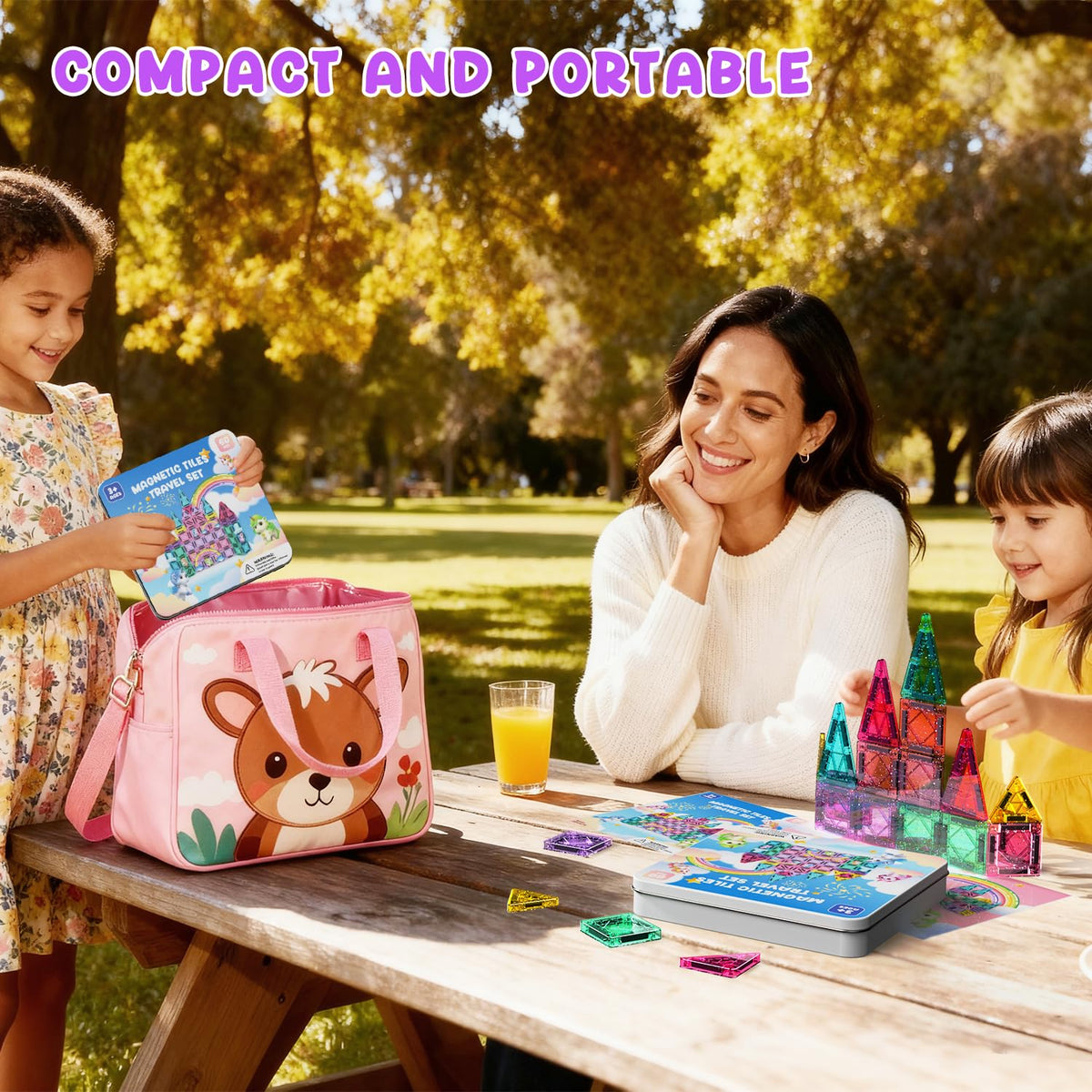LAYVIC travel-friendly kit fits school bags and suitcases