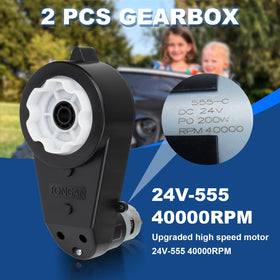 LAZORA 12mm shaft hole aligns with common motor couplings for a snug fit.