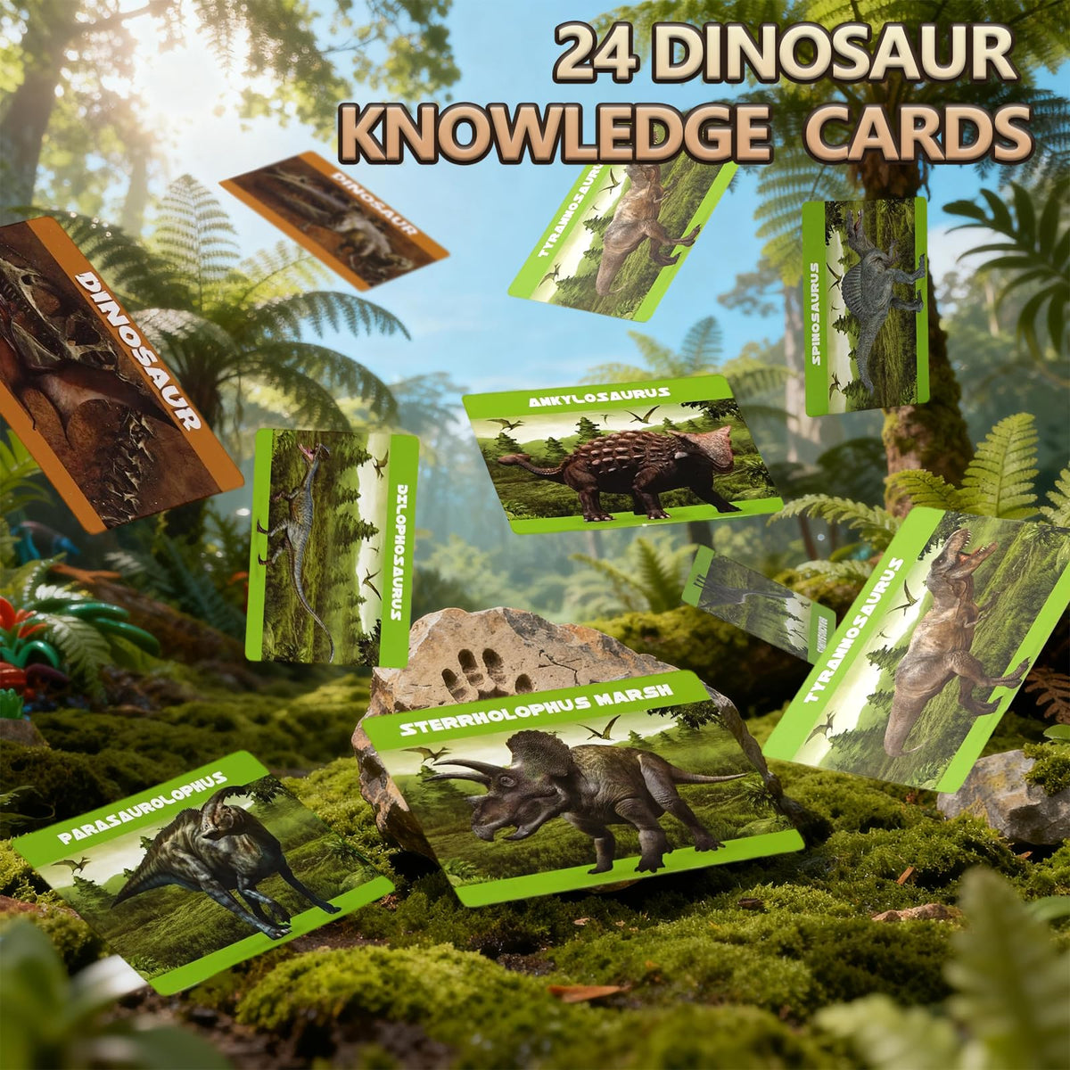 LAZUBDSLQ Dinosaur Eggs Dig Kit: glow dinos brighten the night display after daytime digging.
