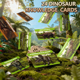 LAZUBDSLQ Dinosaur Eggs Dig Kit: glow dinos brighten the night display after daytime digging.