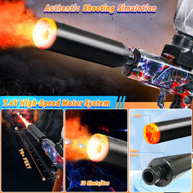 Lazzarou light-up splatter blasters illuminate night games