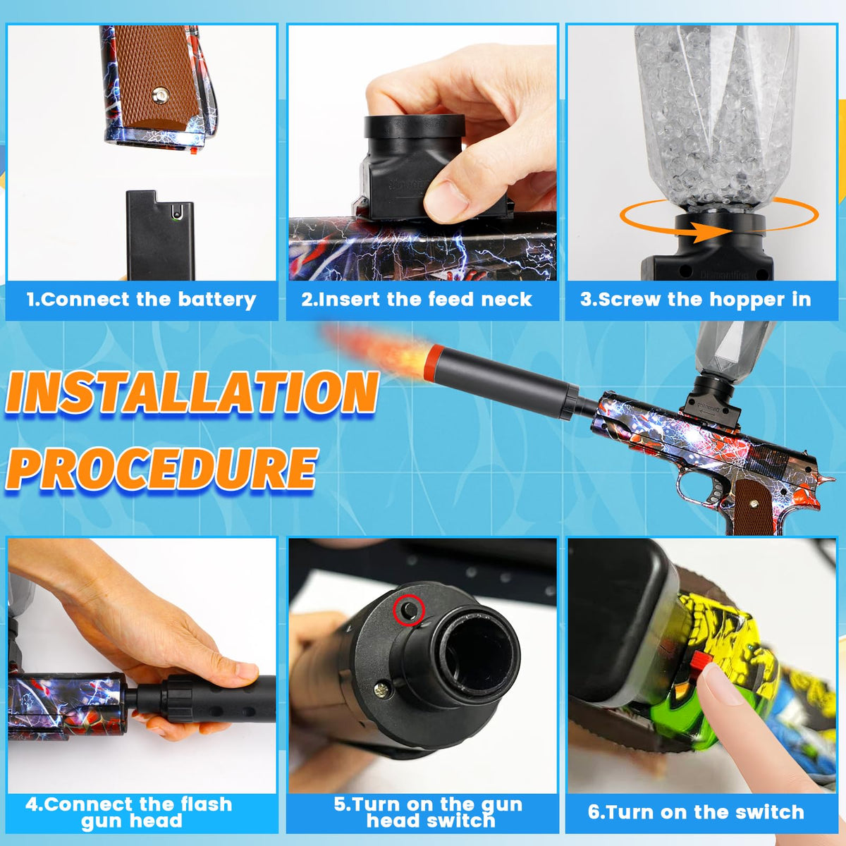 Lazzarou quick battery install modular design for fast setup