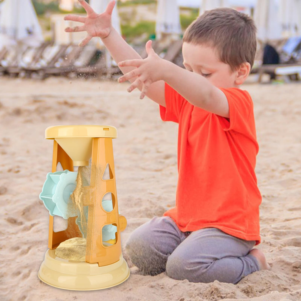 LBAIBB sand toys bucket and shovel for sturdy sand play tools