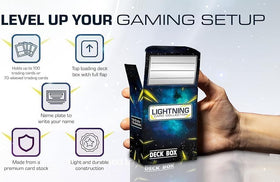 LCC deck box shown with capacity for up to 100 Pokémon cards