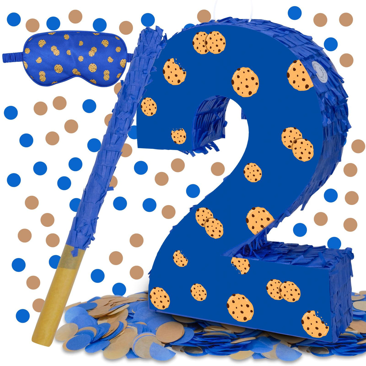 Lcoor cookie pinata 15-7-inch on display for cookie-themed party decor