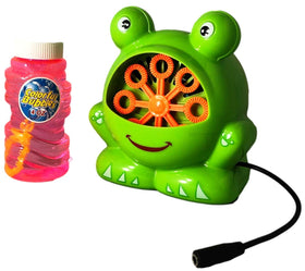 LDK Adapted Bubble Machine with switch-activation enables accessible play sessions