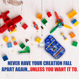 Le-Glue easy-application brush enables precise bonding for beginners.