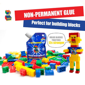 Le-Glue compatibility lego-blocks enables durable builds for any brick project.