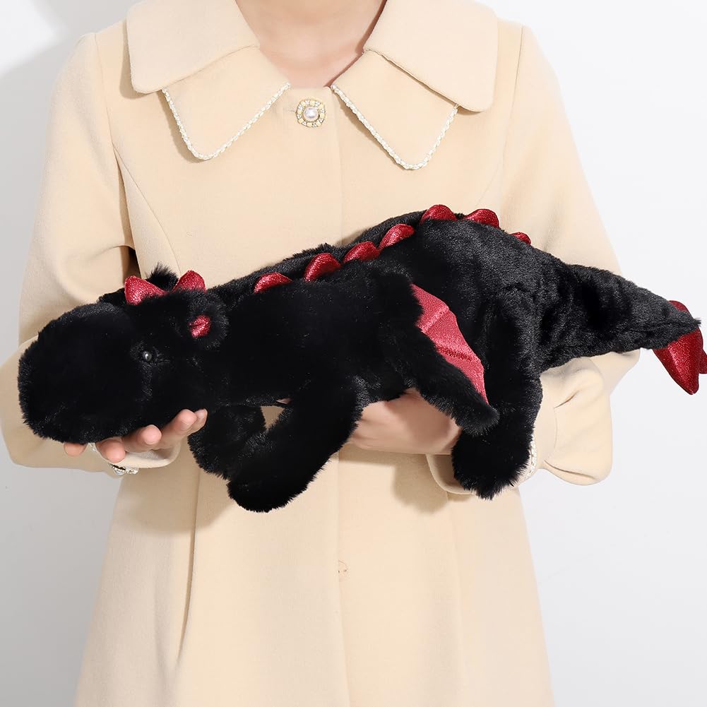 Leahaoe dragon plush full-body 27.5-inch cuddle companion for cozy evenings