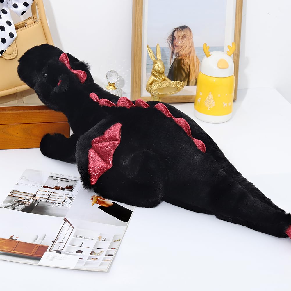 Leahaoe dragon plush suitable for kids and adults seeking relaxation